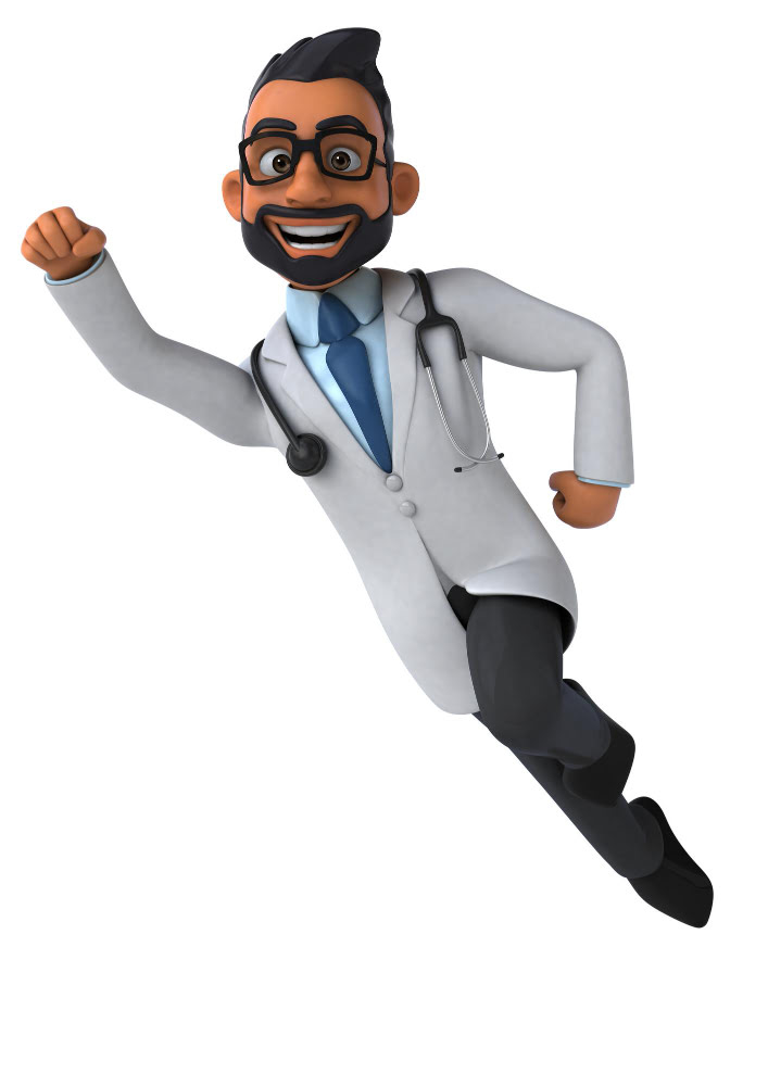 doctor fun-3d-cartoon-illustration